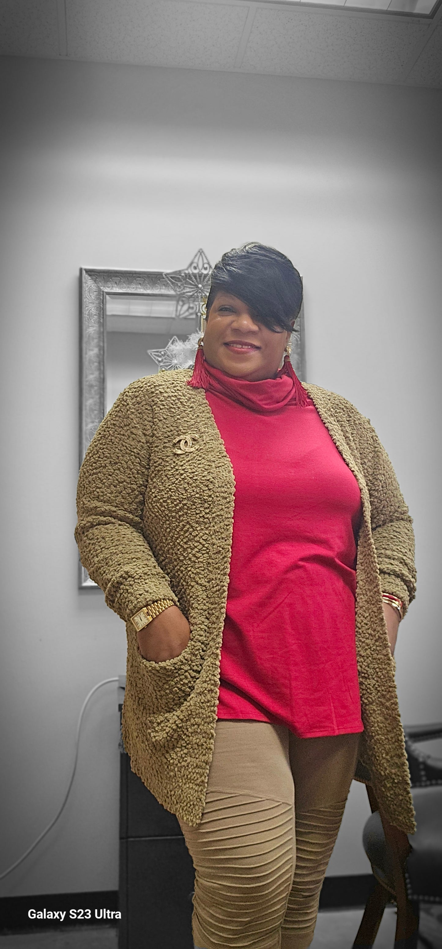 PLUS COTTON MOTO LEGGINGS