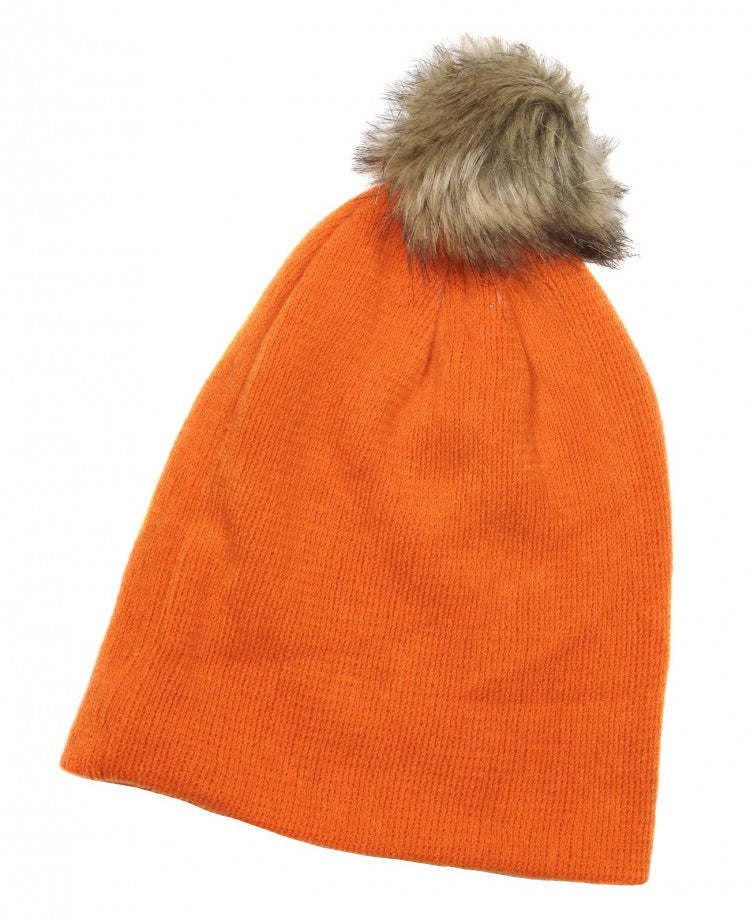 POM-POM ORANGE HAT