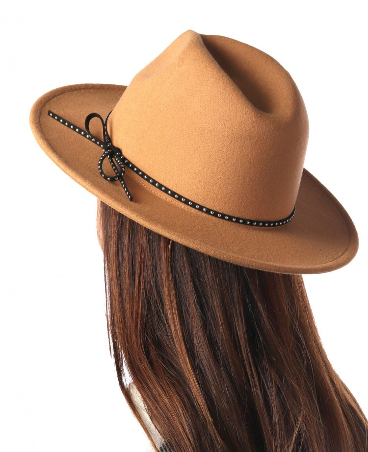WOOL CAMEL FEDORA HAT