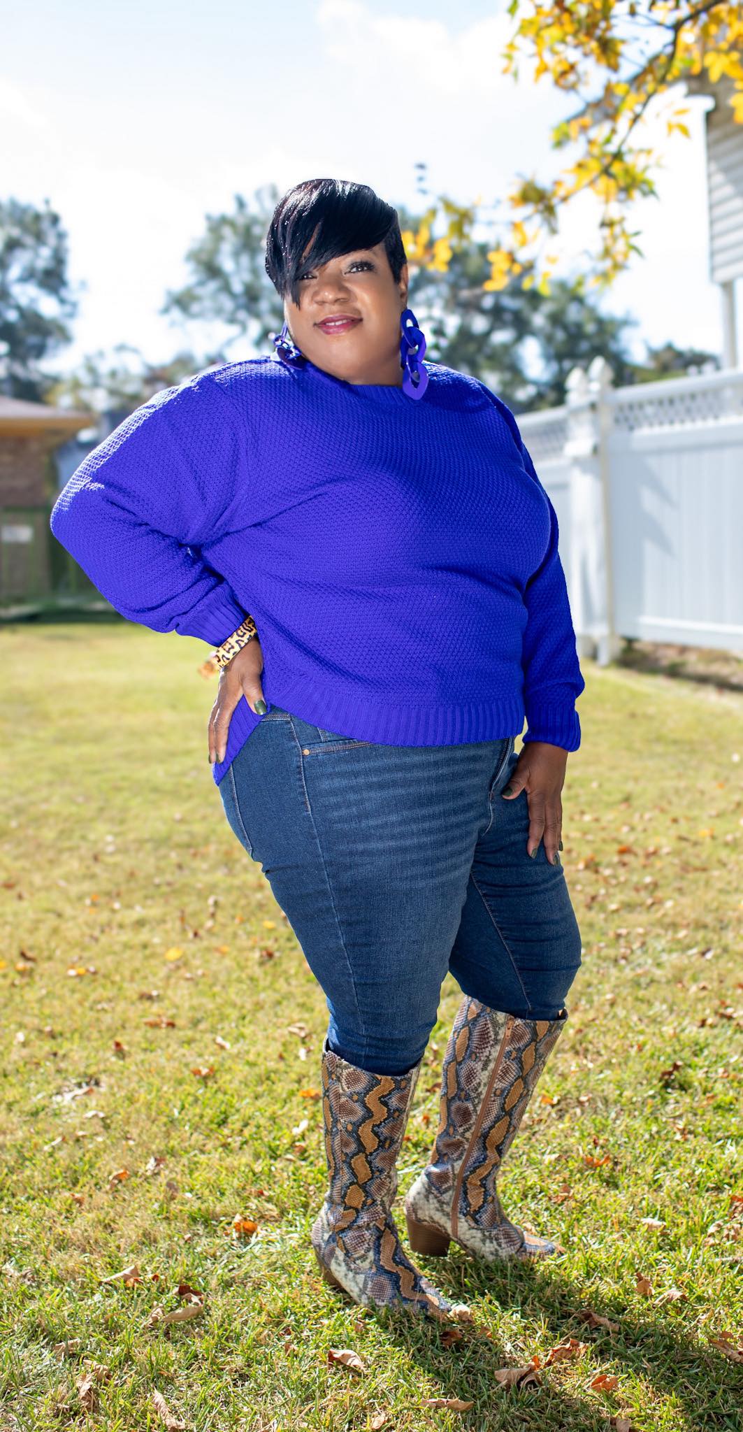 WAFFLE SWEATER
