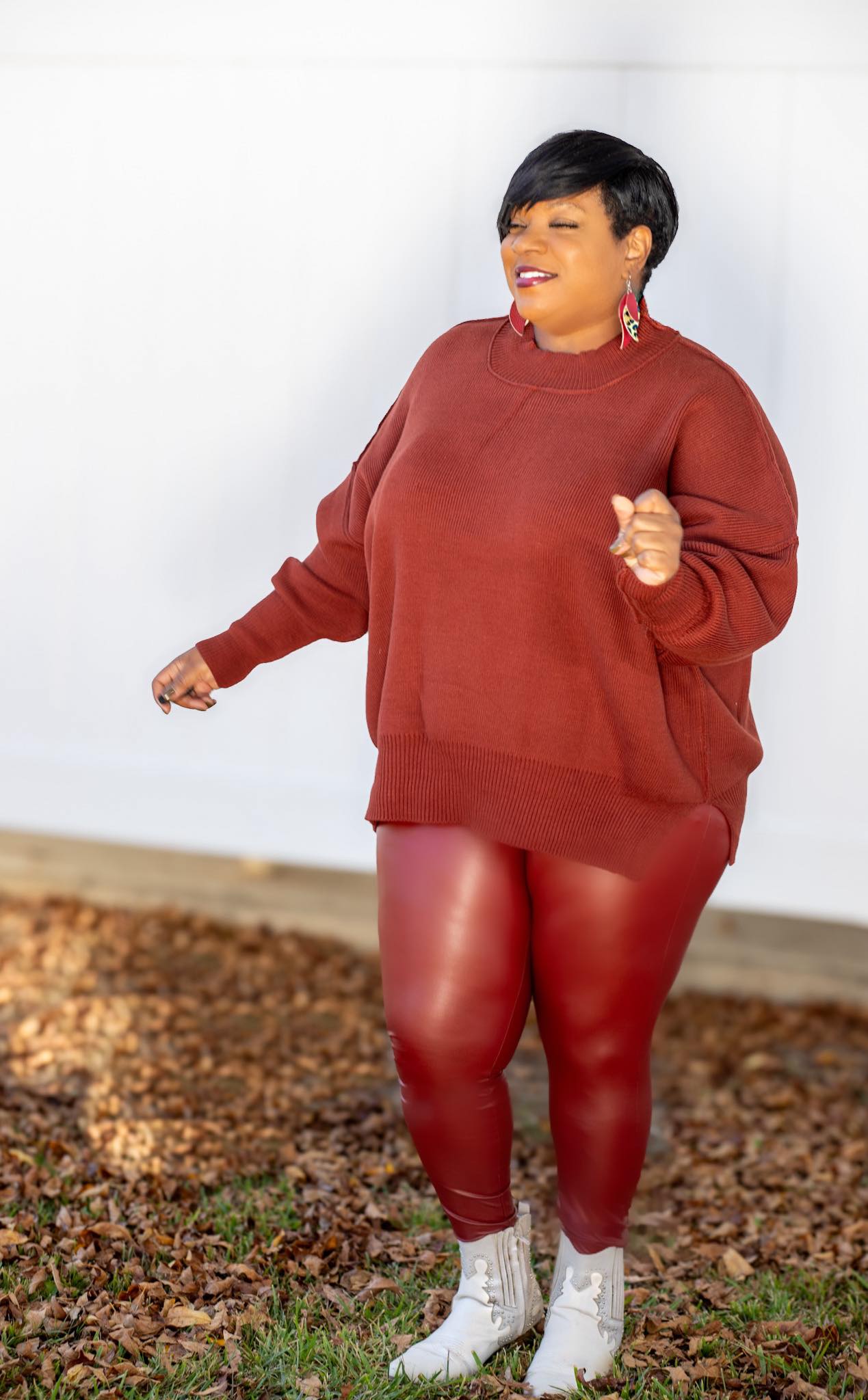 OVERSIZED SWEATER SPLIT SIDE