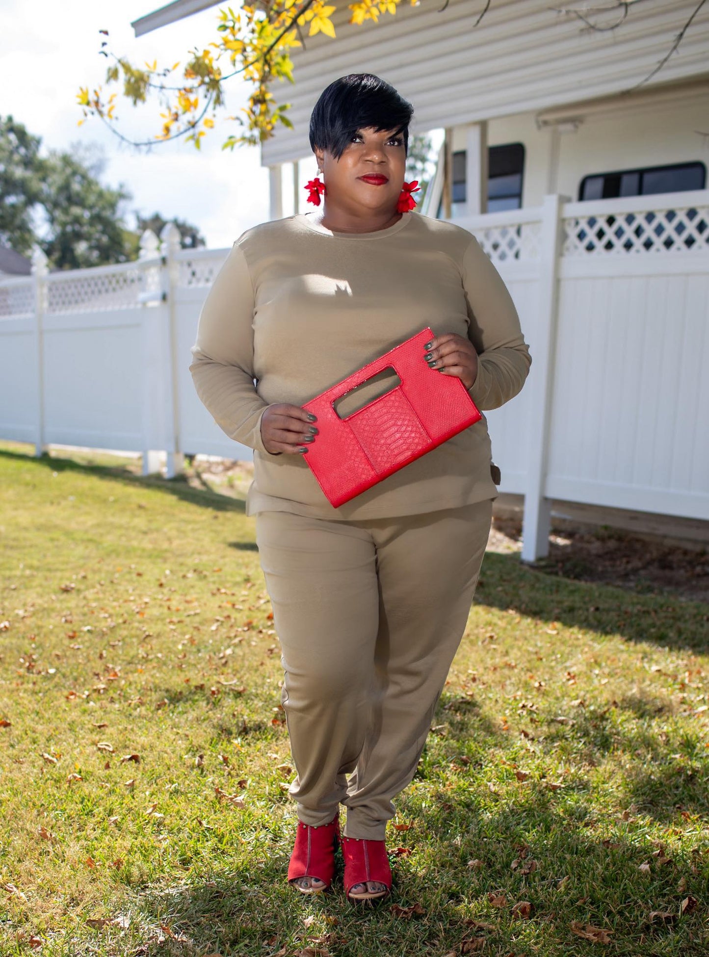 YOU GO GIRL CHIC LOUNGE SET