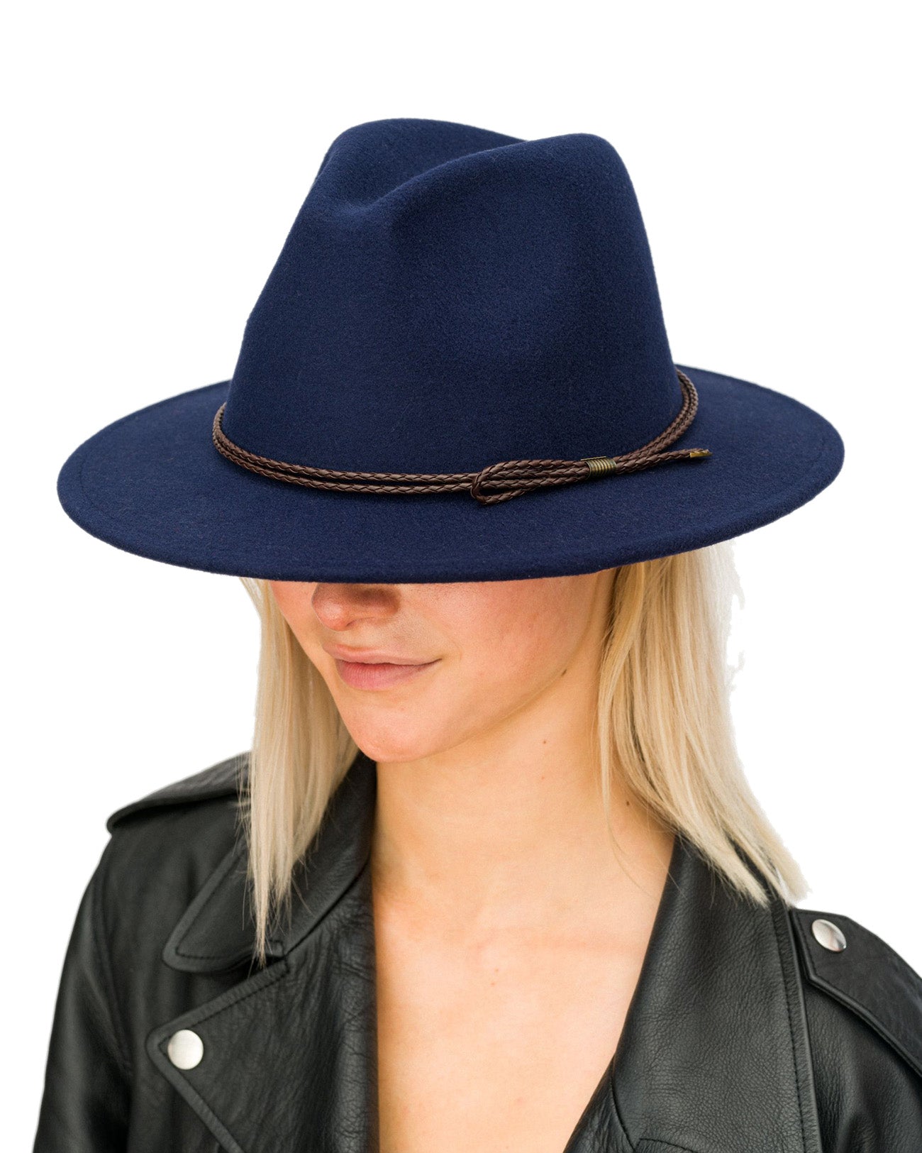 Fake Wool Fedora Hat