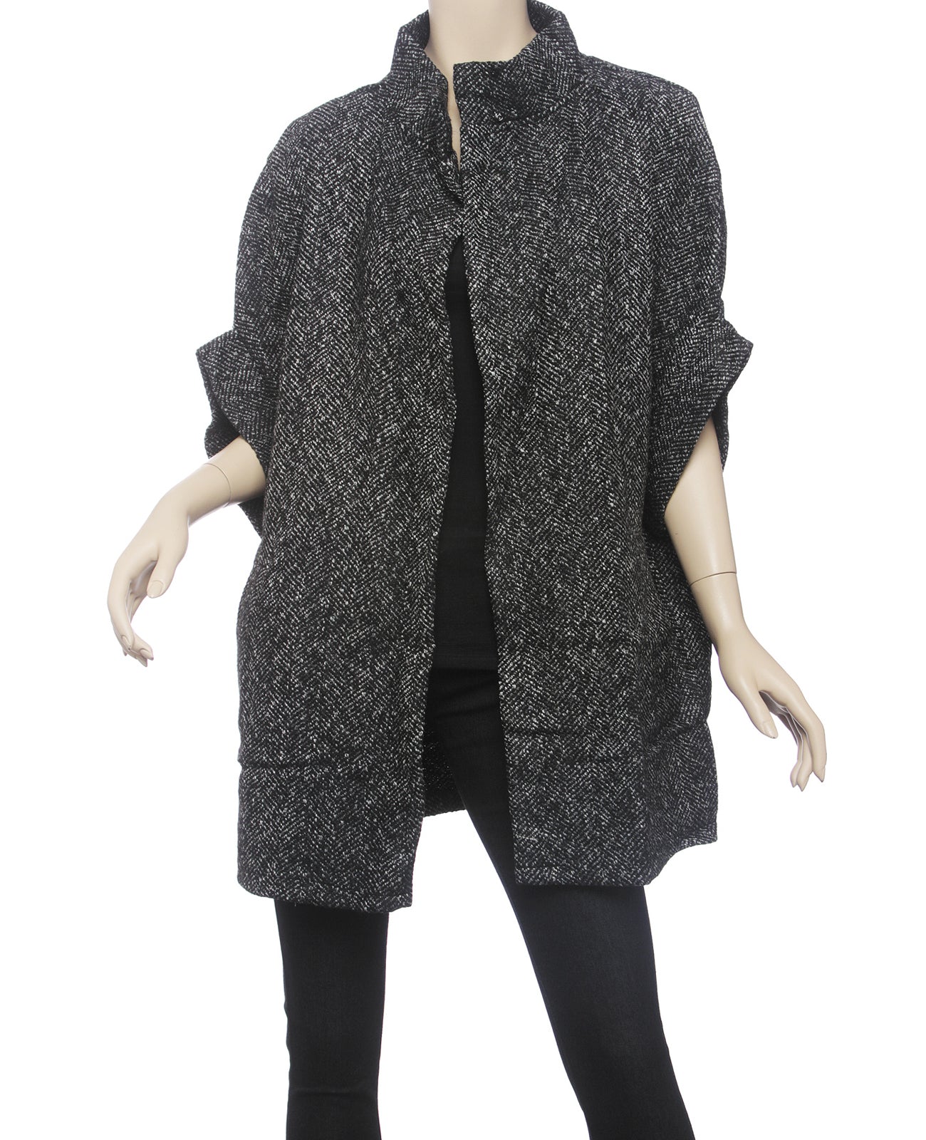 Wooly Mock Neck Vest